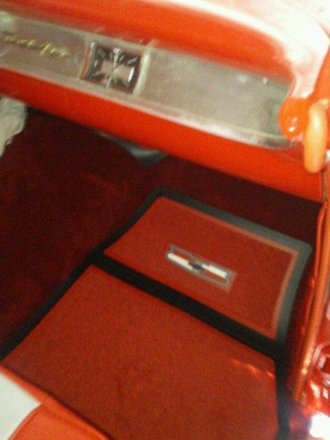 1957 Red Chevrolet Bel Air/150/210 2 door hard top
