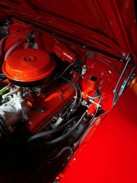 1957 Red Chevrolet Bel Air/150/210 2 door hard top