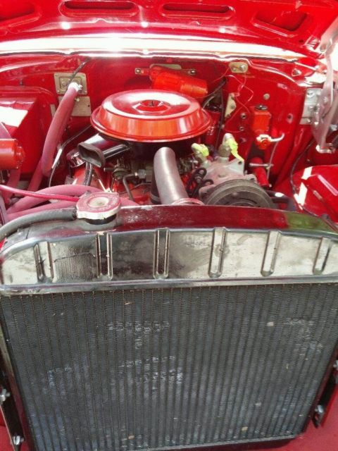 1957 Red Chevrolet Bel Air/150/210 2 door hard top