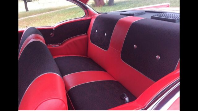 1957 red Chevrolet Bel Air 2dr hardtop