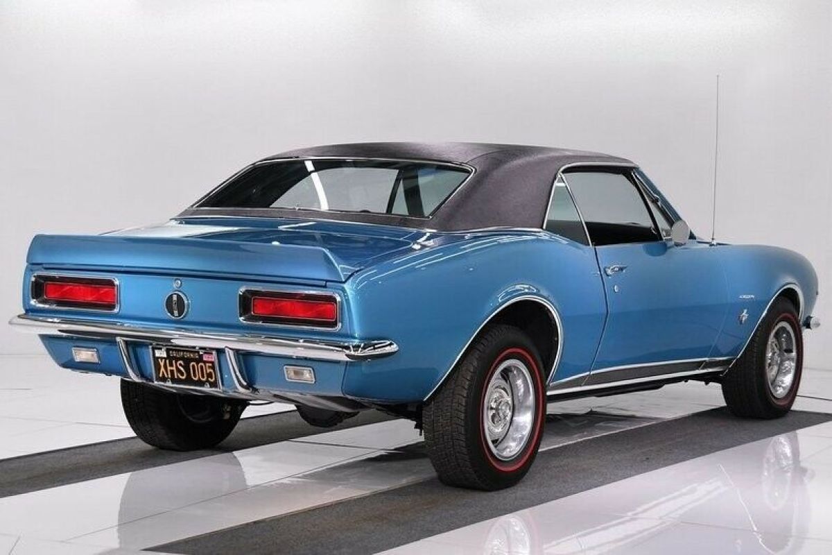 1967 Blue Chevrolet Camaro Hardtop