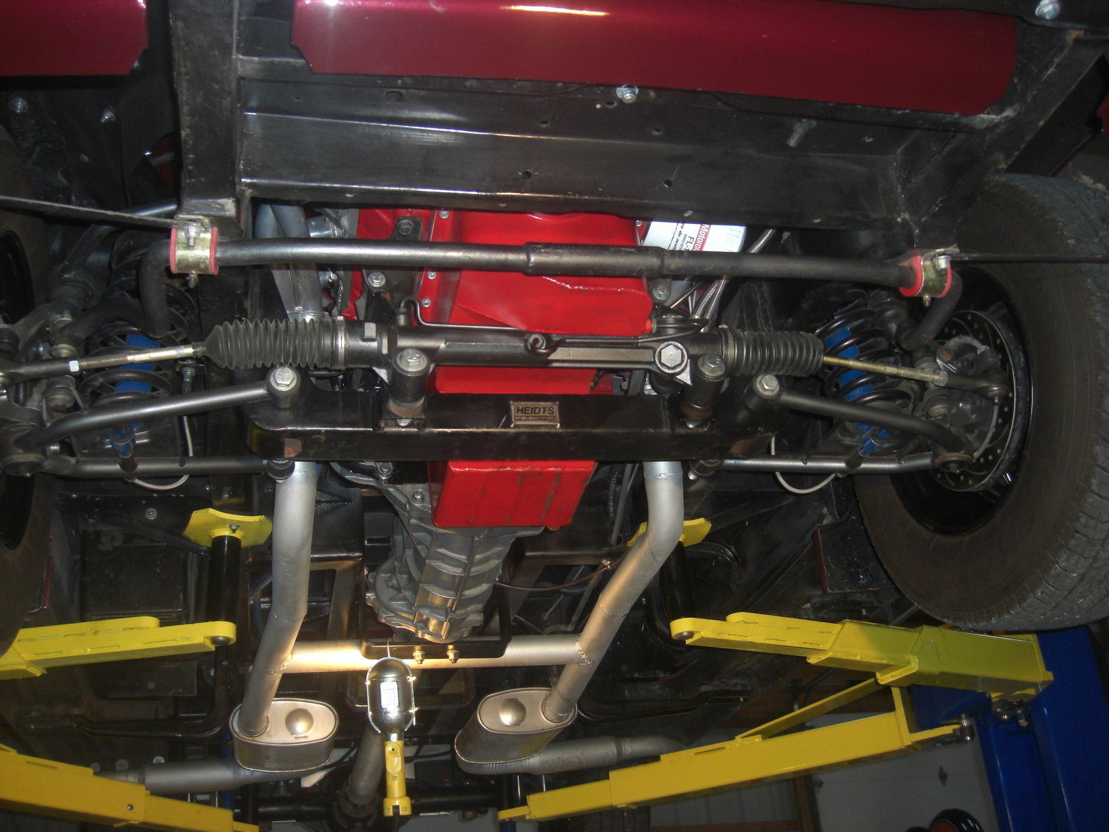 1957 Red Chevrolet Bel Air/150/210 Bel Air