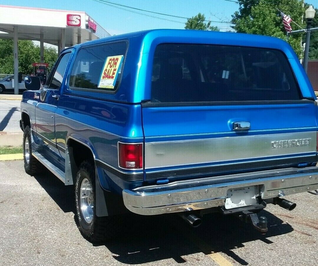 1975 Blue Chevrolet Blazer