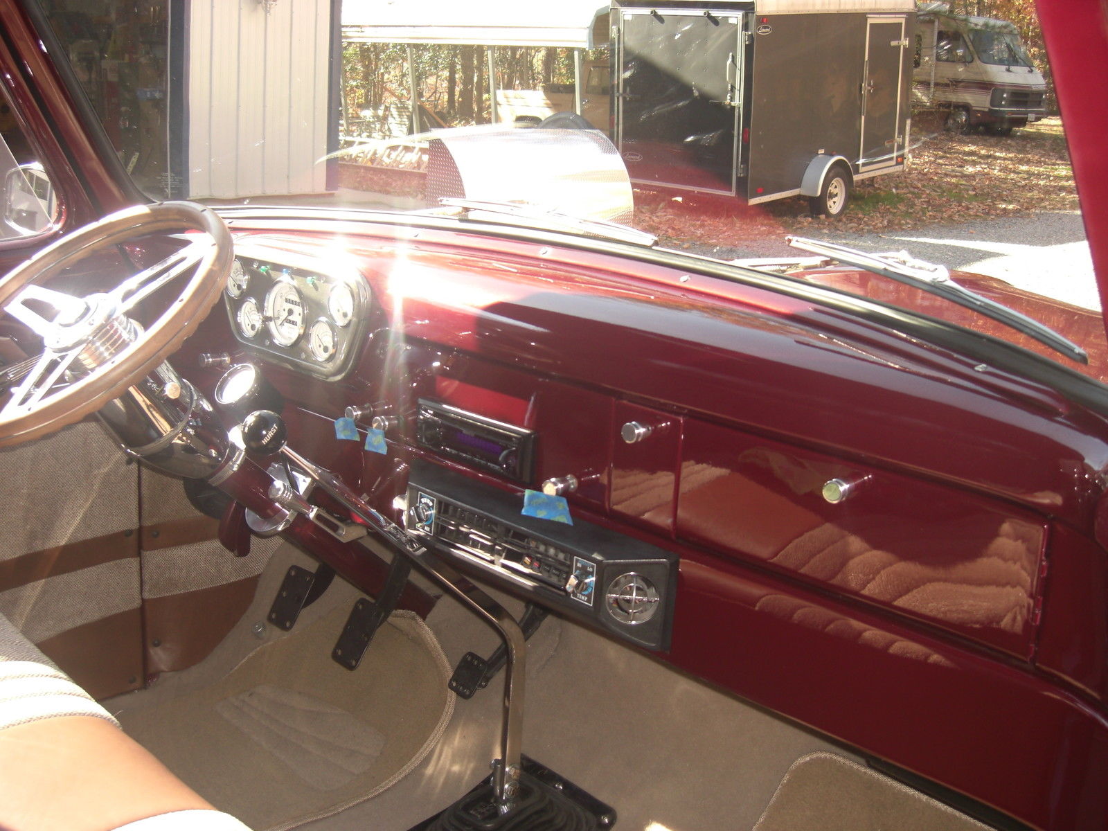 1957 Red Chevrolet Bel Air/150/210 Bel Air