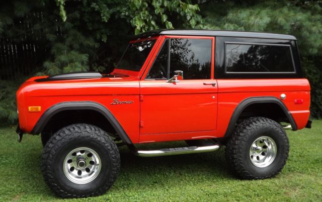 1973 Orange Ford Bronco SUV