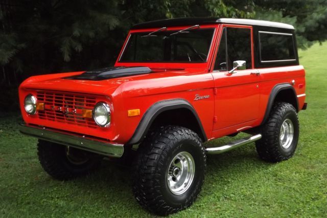 1973 Orange Ford Bronco SUV