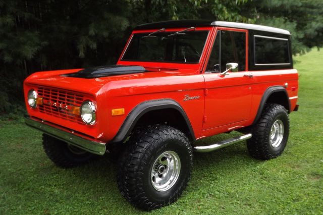 1973 Orange Ford Bronco SUV