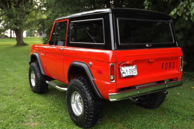 1973 Orange Ford Bronco SUV