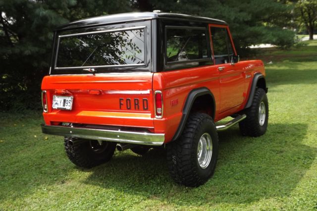1973 Orange Ford Bronco SUV
