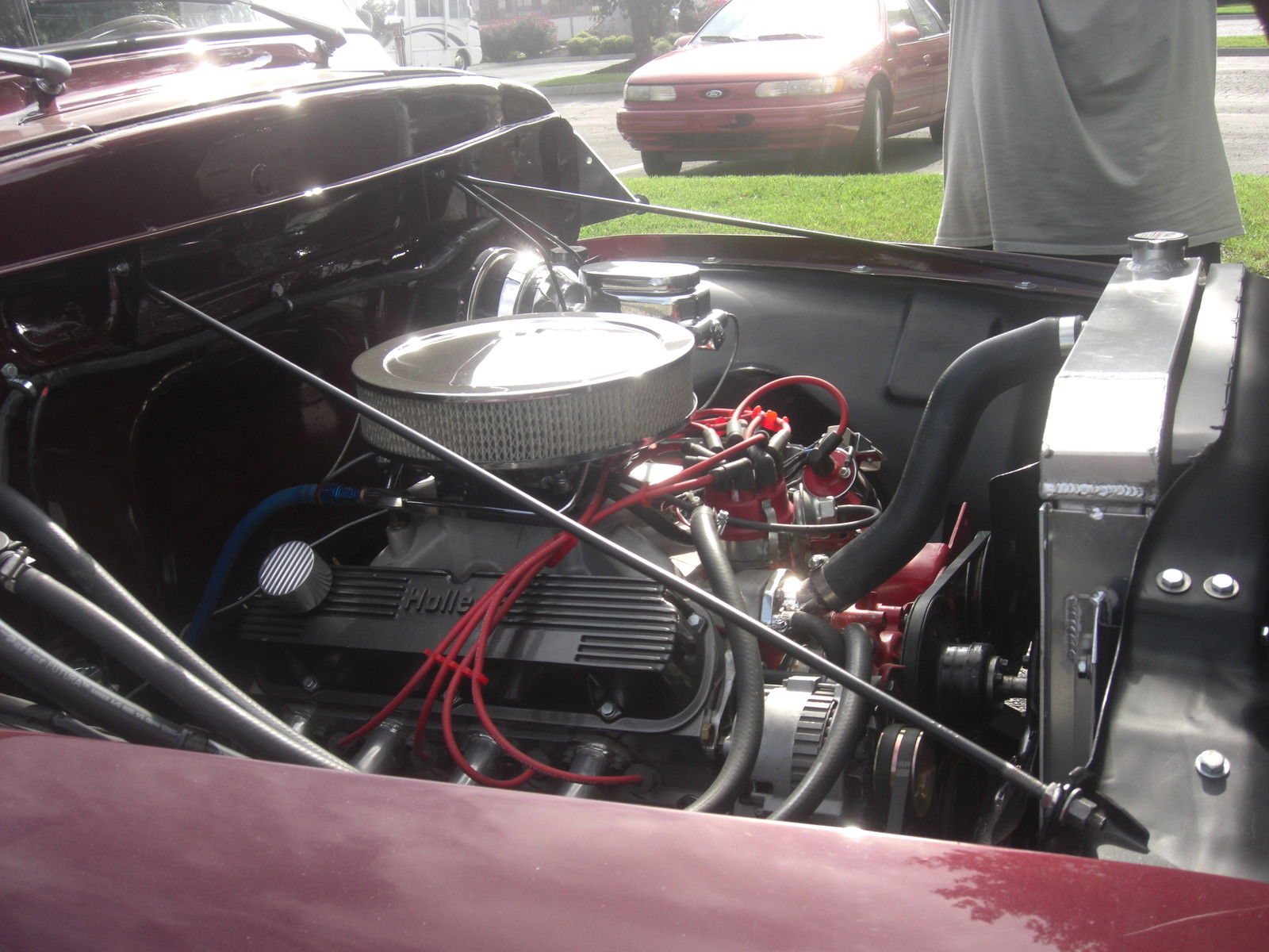 1957 Red Chevrolet Bel Air/150/210 Bel Air