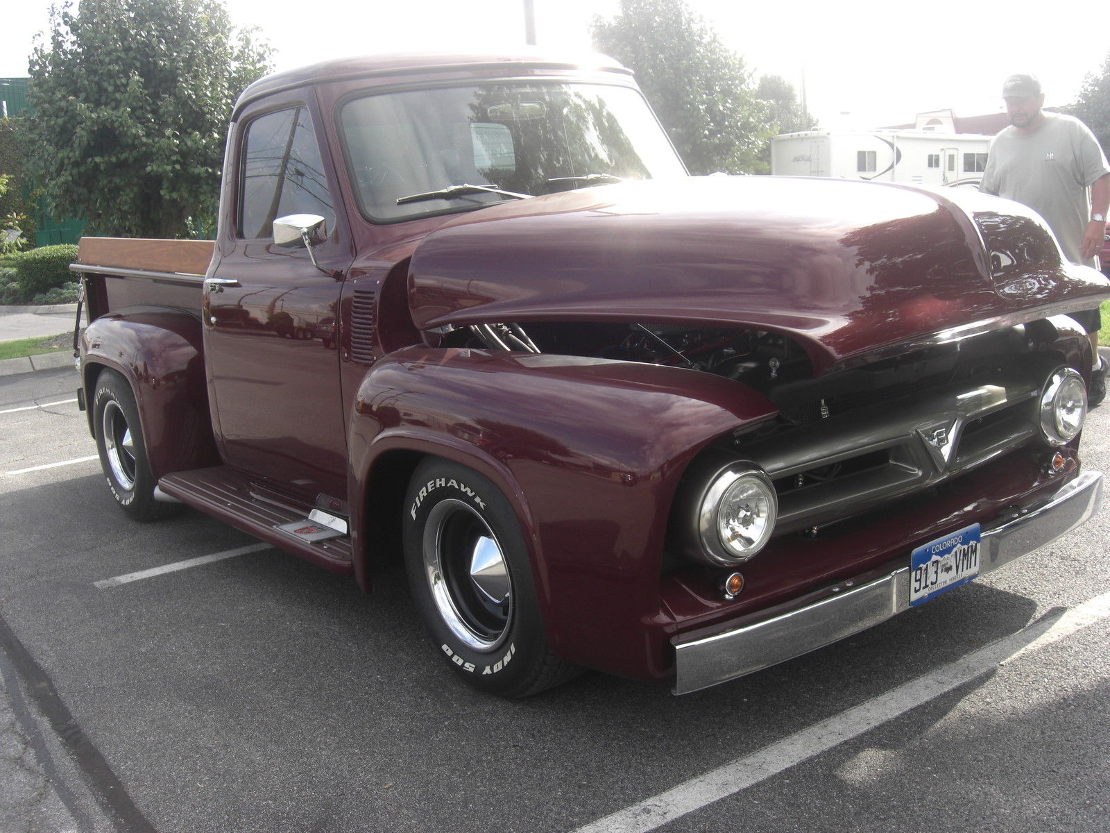 1957 Red Chevrolet Bel Air/150/210 Bel Air