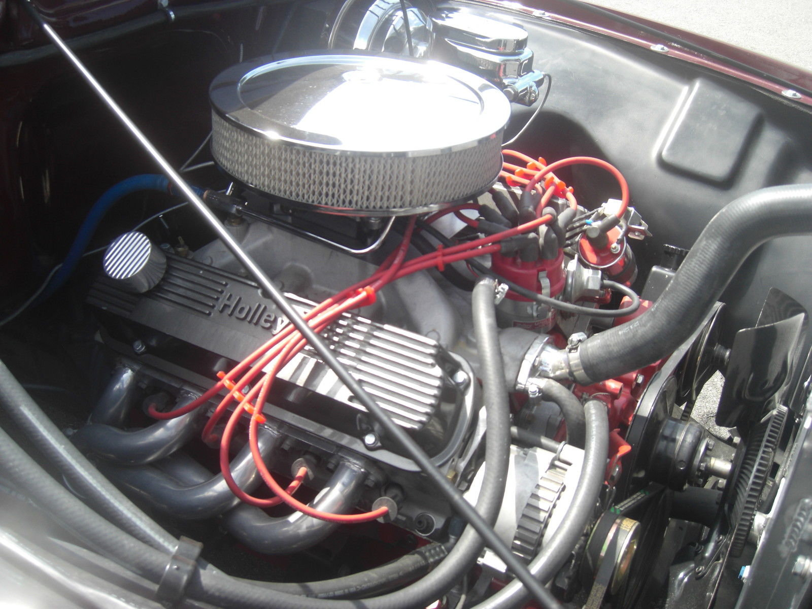 1957 Red Chevrolet Bel Air/150/210 Bel Air