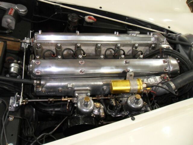 1955 White Jaguar XK Convertible