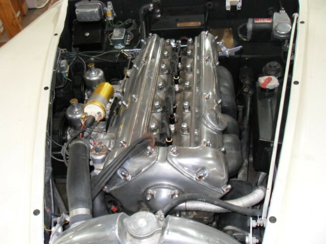 1955 White Jaguar XK Convertible