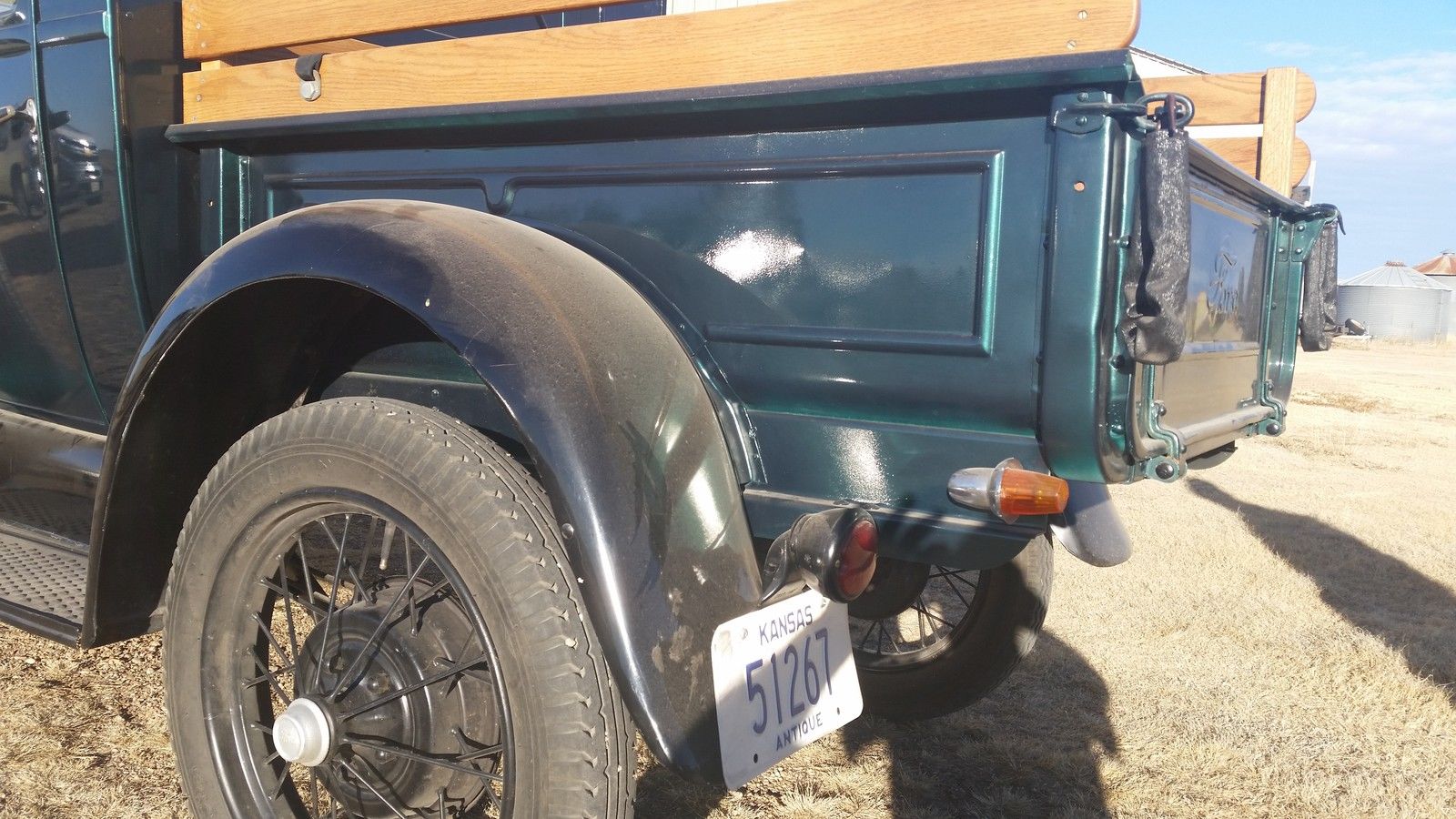 1929 Vagabond Green and Black Ford Model A