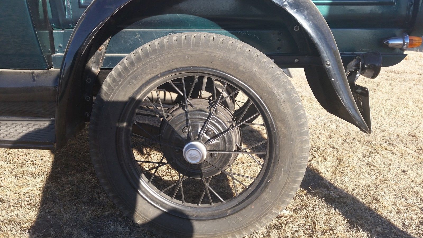 1929 Vagabond Green and Black Ford Model A