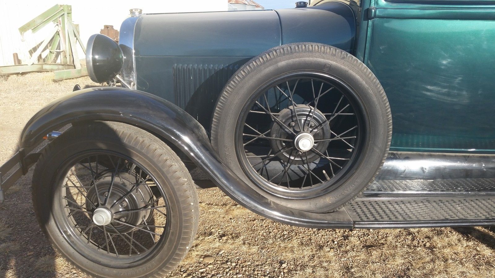 1929 Vagabond Green and Black Ford Model A