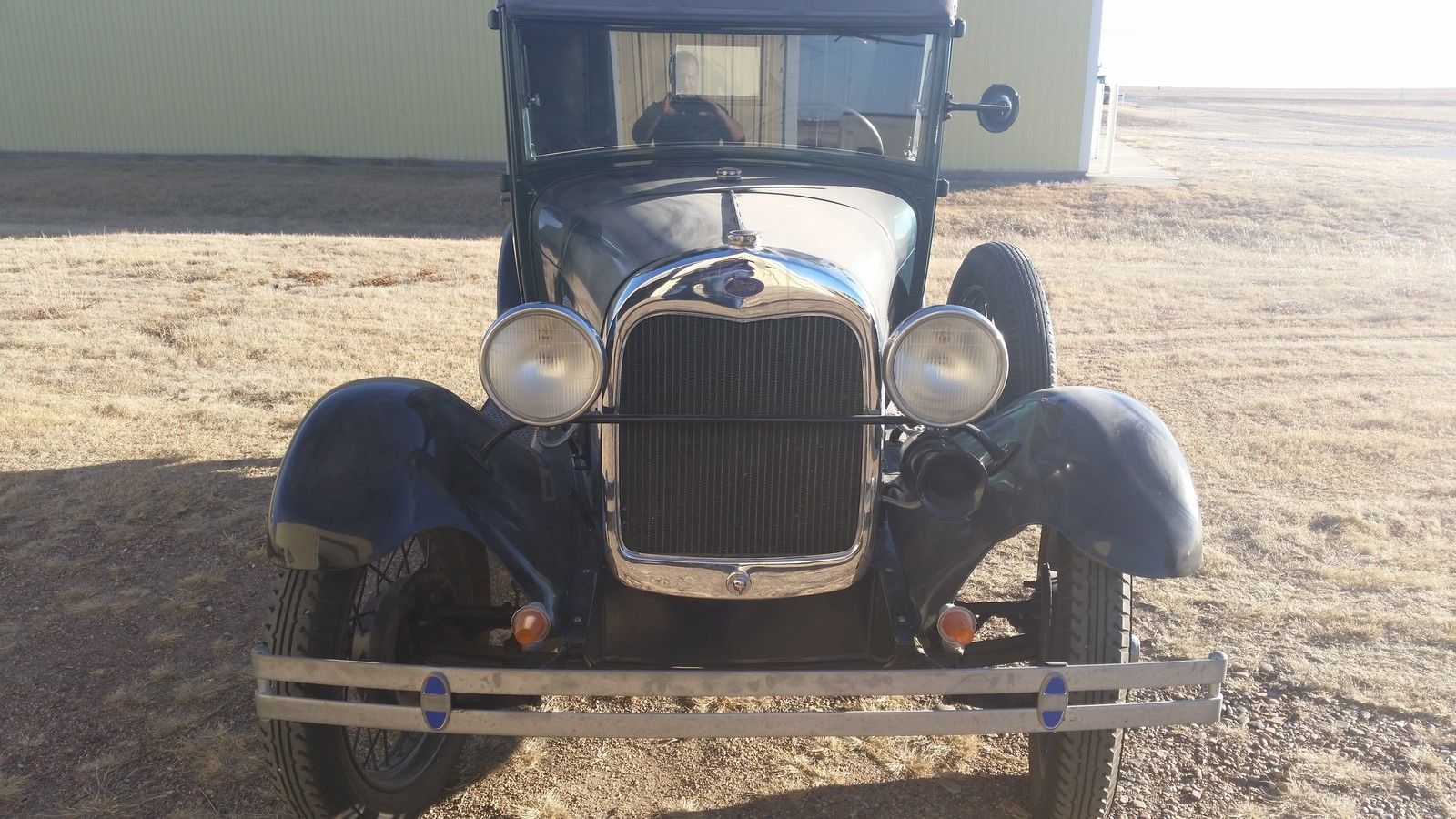 1929 Vagabond Green and Black Ford Model A