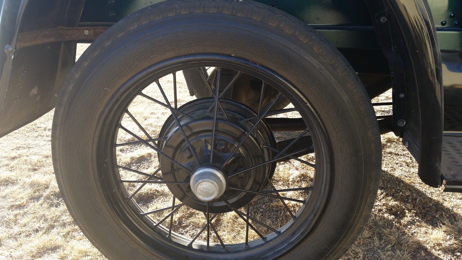 1929 Vagabond Green and Black Ford Model A