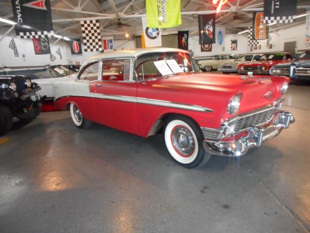 1956 Red/Cream Chevrolet Bel Air/150/210 Coupe