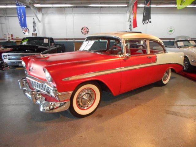 1956 Red/Cream Chevrolet Bel Air/150/210 Coupe