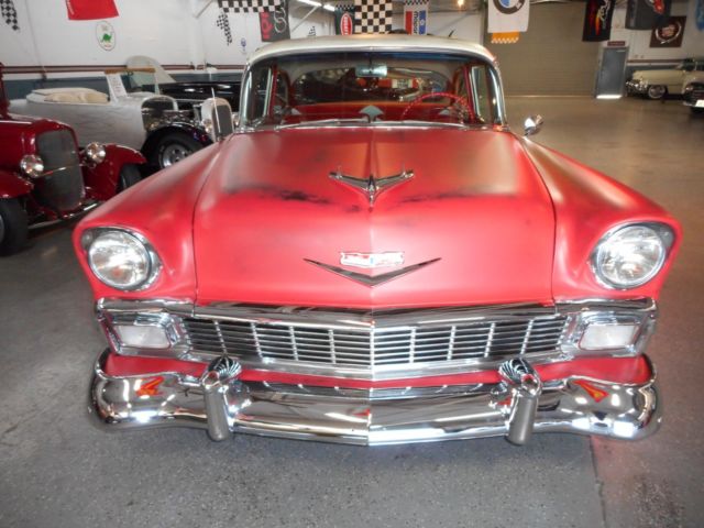1956 Red/Cream Chevrolet Bel Air/150/210 Coupe