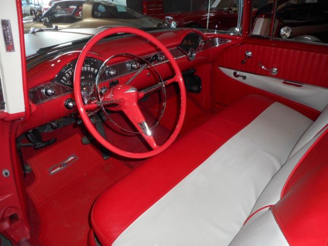 1956 Red/Cream Chevrolet Bel Air/150/210 Coupe