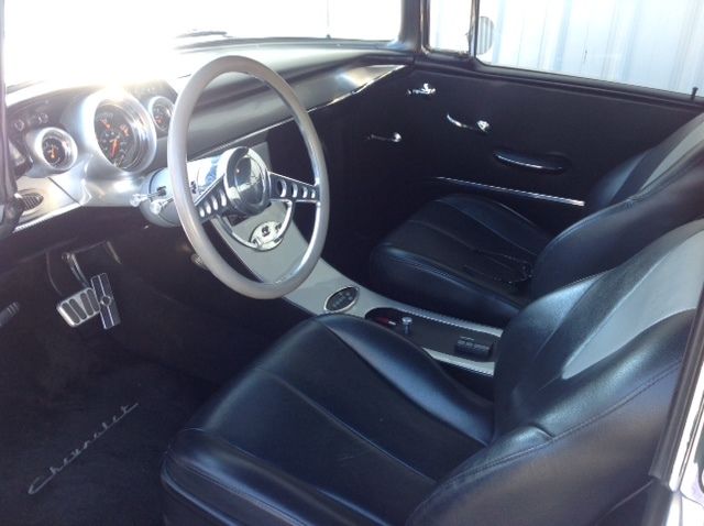 1957 Silver Chevrolet Bel Air/150/210 2 Door Hard Top