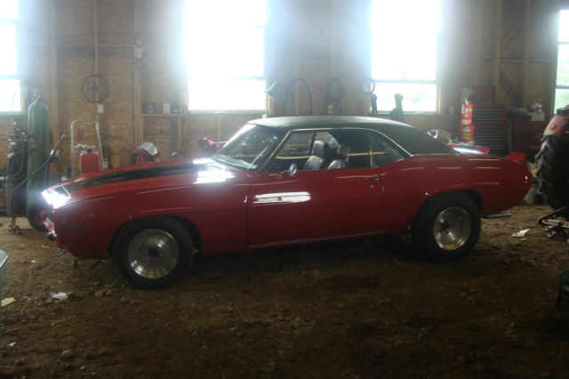 1969 Red Chevrolet Camaro Coupe