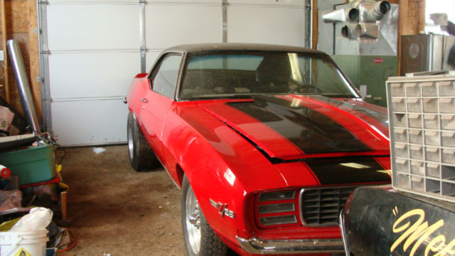 1969 Red Chevrolet Camaro Coupe