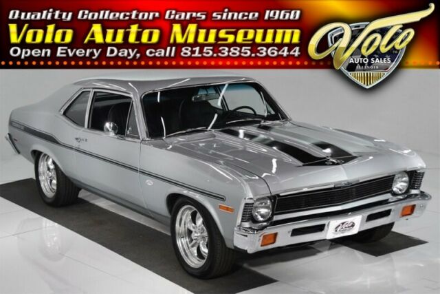 1972 Silver Chevrolet Nova Coupe