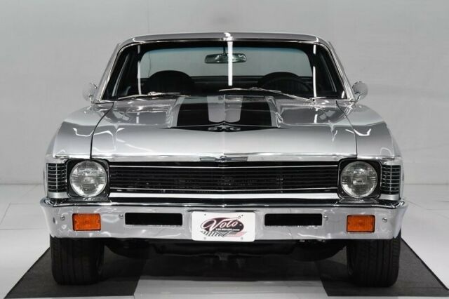 1972 Silver Chevrolet Nova Coupe