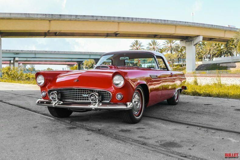 1955 Red Ford Thunderbird