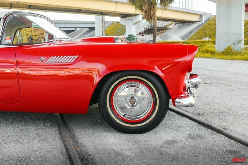 1955 Red Ford Thunderbird