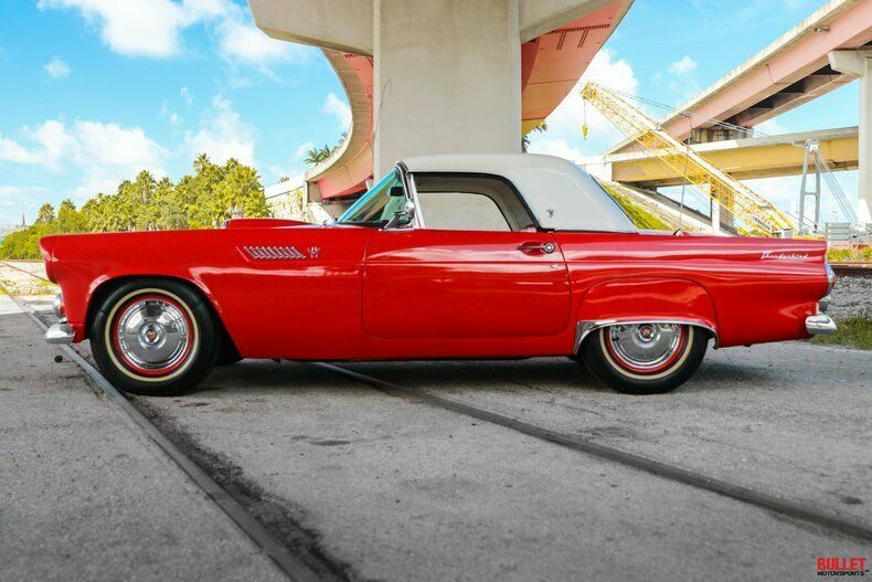 1955 Red Ford Thunderbird