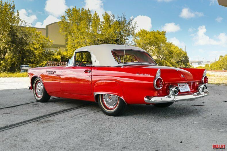 1955 Red Ford Thunderbird