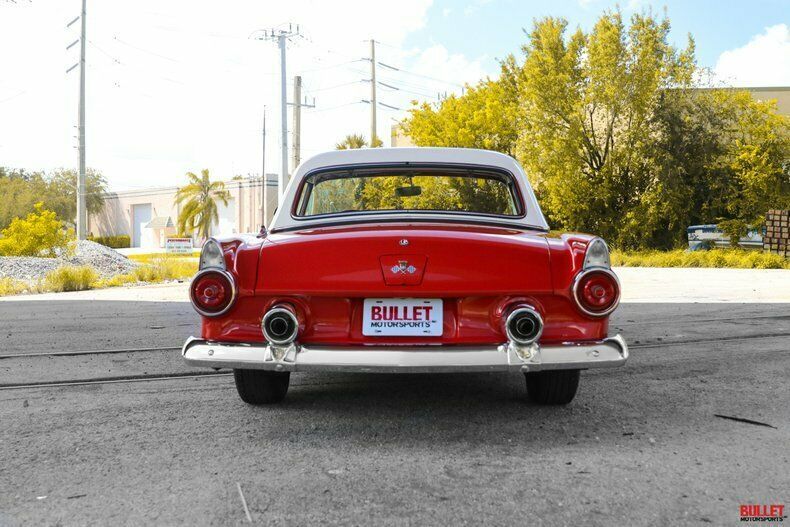 1955 Red Ford Thunderbird