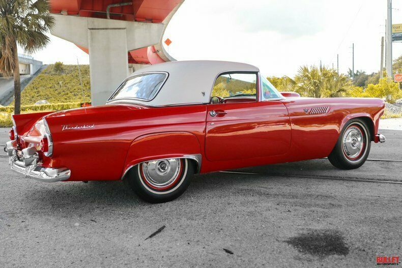 1955 Red Ford Thunderbird