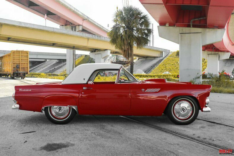 1955 Red Ford Thunderbird