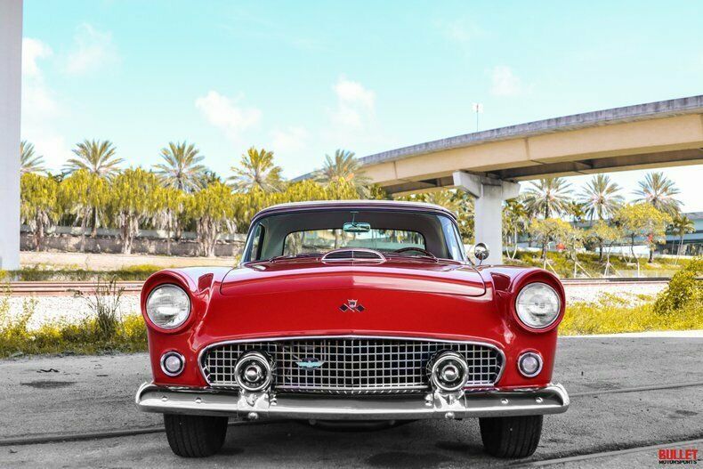 1955 Red Ford Thunderbird