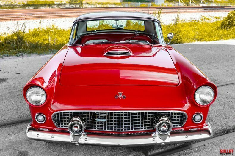 1955 Red Ford Thunderbird