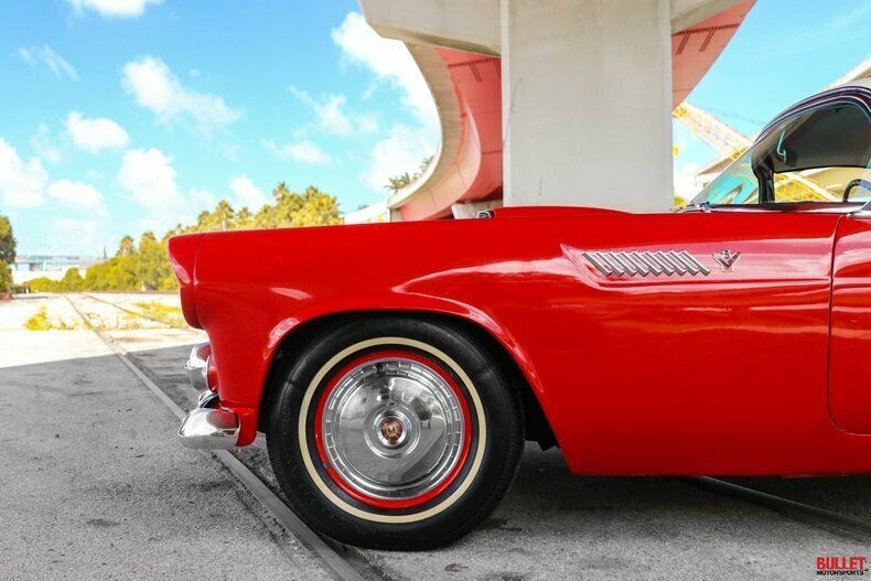 1955 Red Ford Thunderbird