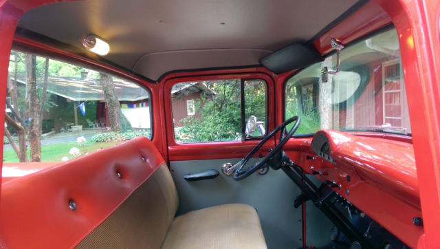 1956 Red Ford F-100 Pickup (Truck)