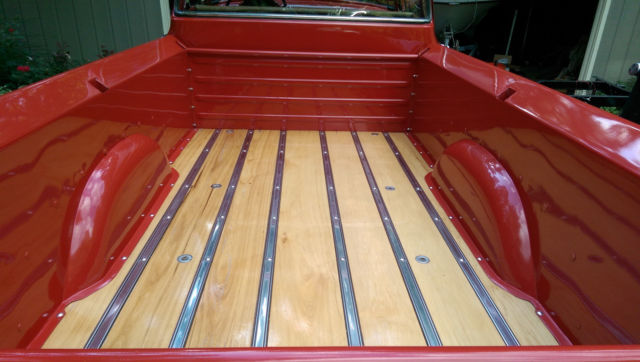 1956 Red Ford F-100 Pickup (Truck)