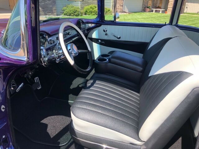 1956 Blue Chevrolet Bel Air/150/210 Sedan