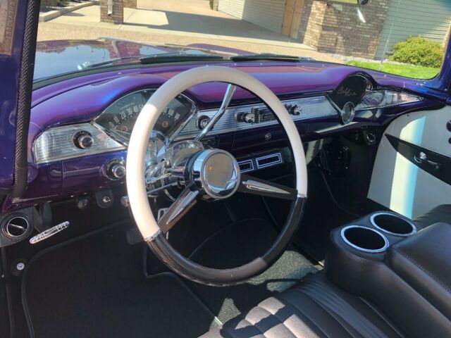 1956 Blue Chevrolet Bel Air/150/210 Sedan