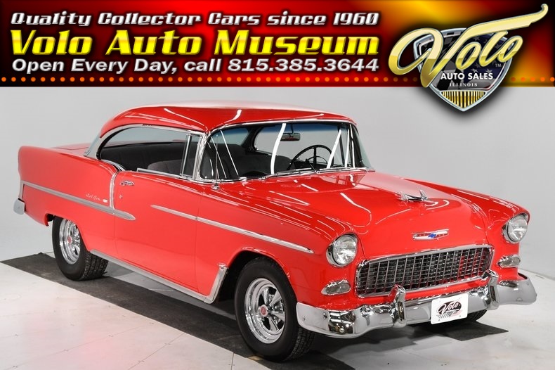 1955 Red Chevrolet Bel Air/150/210 Hardtop