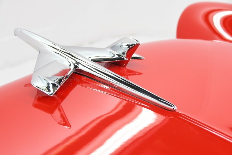 1955 Red Chevrolet Bel Air/150/210 Hardtop