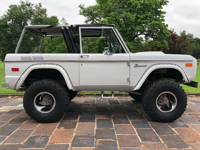 1974 White Ford Bronco Convertible