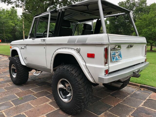 1974 White Ford Bronco Convertible
